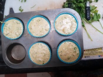 Mixed Veg Millet Idly Muffin With Coconut Chutney Topping - Plattershare - Recipes, food stories and food lovers