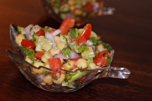 Summer Chickpea Salad - Plattershare - Recipes, Food Stories And Food Enthusiasts
