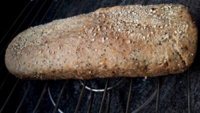 Nutritious Sabja Seed Whole Wheat Focaccia - Plattershare - Recipes, food stories and food lovers Nutritious Sabja Seed Whole Wheat Focaccia - Plattershare - Recipes, food stories and food lovers