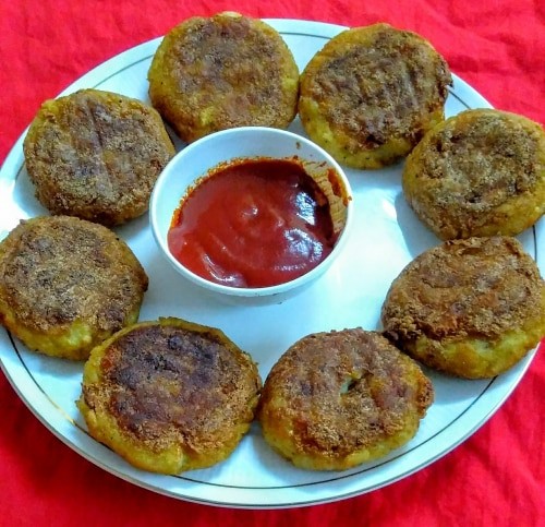 Oats Cutlet -Easy Snack With Oats - Plattershare - Recipes, Food Stories And Food Enthusiasts