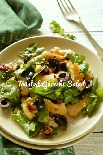 Toasted Potato Gnocchi Salad - Plattershare - Recipes, food stories and food lovers