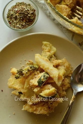 Creamy Broccoli Casserole ( Thanksgiving Special ) - Plattershare - Recipes, Food Stories And Food Enthusiasts
