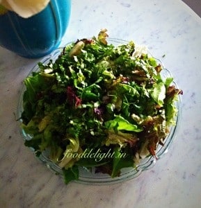 Green Herb Salad - Plattershare - Recipes, food stories and food enthusiasts