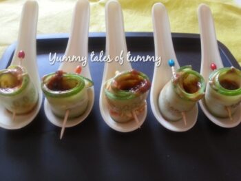 Cucumber Pinwheels - Plattershare - Recipes, food stories and food lovers