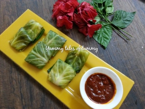Steamed Cabbage Parcles - Plattershare - Recipes, food stories and food lovers
