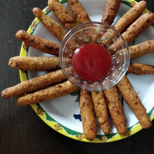 Soya Potato Fingers - Plattershare - Recipes, food stories and food lovers