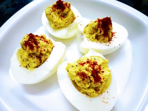 Keto Deviled Eggs - Plattershare - Recipes, food stories and food enthusiasts