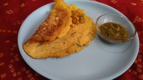 Moong Dal Cheela - Plattershare - Recipes, Food Stories And Food Enthusiasts