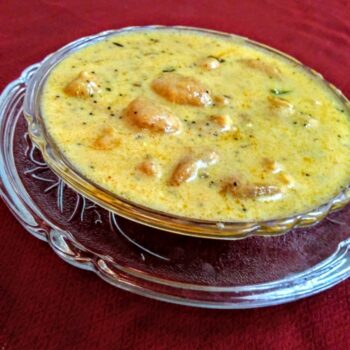Kadhi Pakoda With Boiled Rice - Plattershare - Recipes, food stories and food lovers