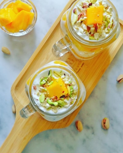Layered Mango &Amp; Cream Dessert - Plattershare - Recipes, Food Stories And Food Enthusiasts