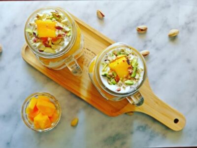 Layered Mango Cream Dessert: A No-Bake Summer Treat - Plattershare - Recipes, food stories and food lovers Layered Mango Cream Dessert: A No-Bake Summer Treat - Plattershare - Recipes, food stories and food lovers