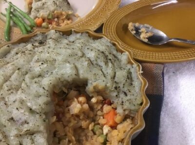 Hearty Lentil Shepherd's Pie with Sweet Potato Topping - Plattershare - Recipes, food stories and food lovers Hearty Lentil Shepherd's Pie with Sweet Potato Topping - Plattershare - Recipes, food stories and food lovers