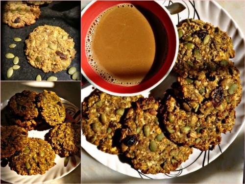 Pumpkin And Flaxseed Cookies - Plattershare - Recipes, food stories and food lovers