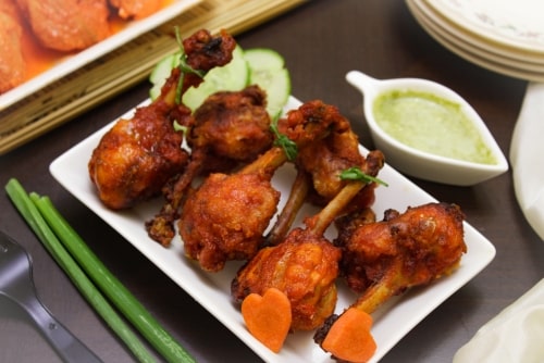 Tandoori Chicken Lollipops - Plattershare - Recipes, Food Stories And Food Enthusiasts