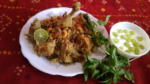 Shahi Chicken Biryani - Plattershare - Recipes, food stories and food enthusiasts