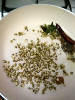 Moong Sprout Masala - Plattershare - Recipes, food stories and food lovers