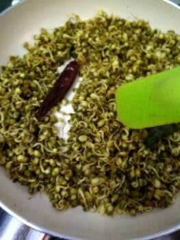 Moong Sprout Masala - Plattershare - Recipes, food stories and food lovers