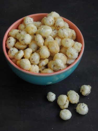 Sugar Coated Puffed Lotus Seeds/Sweet Makhana - Plattershare - Recipes, food stories and food lovers