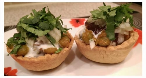 Baked Katori Chaat - Plattershare - Recipes, Food Stories And Food Enthusiasts