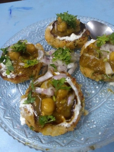 Aloo Tikki Chaat - Plattershare - Recipes, Food Stories And Food Enthusiasts
