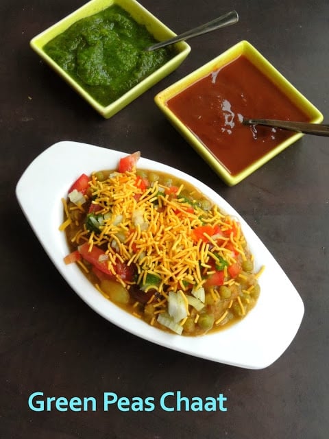 Green Peas Masala Chaat/Peas Chaat/Pacha Pattani Masala Chaat - Plattershare - Recipes, Food Stories And Food Enthusiasts