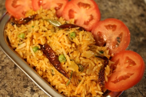 Tomato Rice | Thakkali Sadam - Plattershare - Recipes, food stories and food lovers