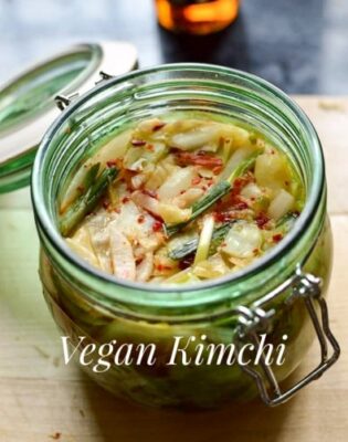Vegan Kimchi ( Korean Fermented Cabbage ) - Plattershare - Recipes, food stories and food lovers