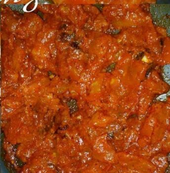 Nilava Tomato Pachadi , Andhra Style Tomato Pickle - Plattershare - Recipes, food stories and food lovers