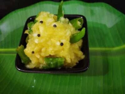 Instant Mango Pickle Keethu Manga Urugai - Plattershare - Recipes, Food Stories And Food Enthusiasts