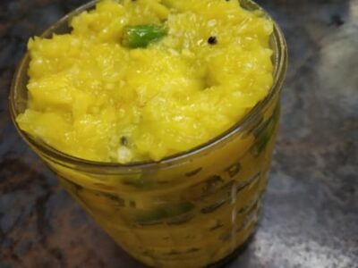 Tangy Raw Mango Paste: A Refreshing South Indian Condiment - Plattershare - Recipes, food stories and food lovers Tangy Raw Mango Paste: A Refreshing South Indian Condiment - Plattershare - Recipes, food stories and food lovers