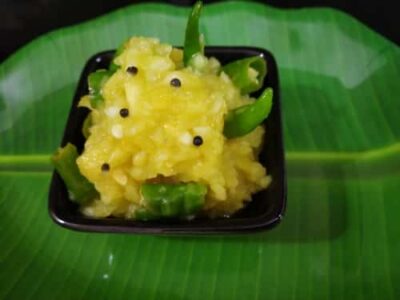 Tangy Raw Mango Paste: A Refreshing South Indian Condiment - Plattershare - Recipes, food stories and food lovers Tangy Raw Mango Paste: A Refreshing South Indian Condiment - Plattershare - Recipes, food stories and food lovers