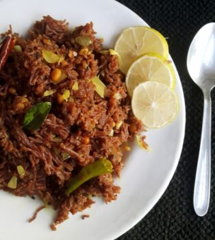 Ragi Savoury Sevai - Plattershare - Recipes, food stories and food lovers