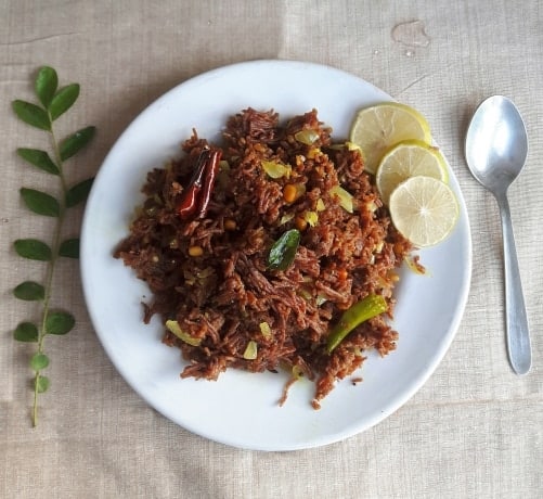 Ragi Savoury Sevai - Plattershare - Recipes, food stories and food lovers