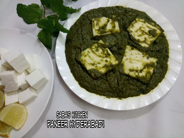 Paneer Hyderabadi - Plattershare - Recipes, food stories and food lovers