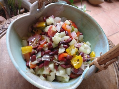 Vegan Beans Salad Recipe - Plattershare - Recipes, food stories and food lovers