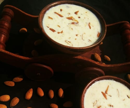 Almond Payasam - Plattershare - Recipes, food stories and food enthusiasts