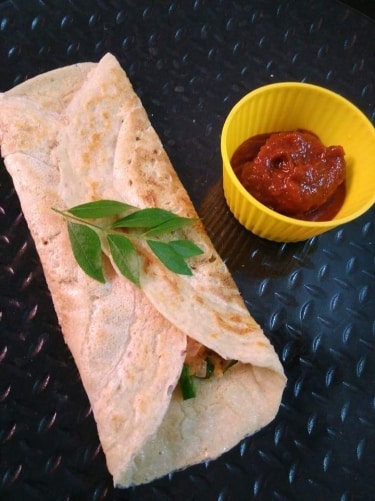 Instant Oats Masala Dosa - Plattershare - Recipes, food stories and food lovers