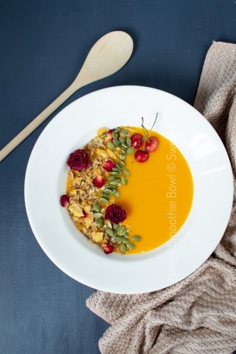 Mango Smoothie Bowl (Vegan Recipe) - Plattershare - Recipes, food stories and food lovers
