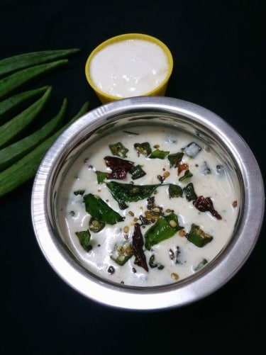 Vendakkai Pachadi - Plattershare - Recipes, Food Stories And Food Enthusiasts