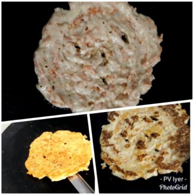 Savory Carrot Adai: A South Indian Rice and Lentil Crêpe - Plattershare - Recipes, food stories and food lovers Savory Carrot Adai: A South Indian Rice and Lentil Crêpe - Plattershare - Recipes, food stories and food lovers