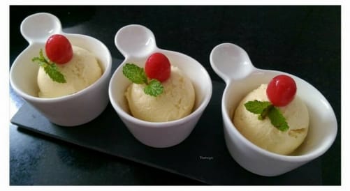 Pineapple Ice Cream - Plattershare - Recipes, food stories and food lovers