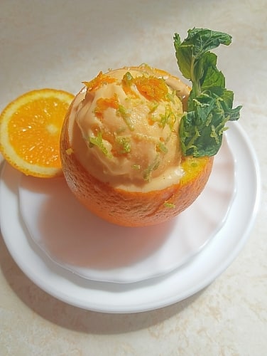 Homemade Orange Creamsicle Ice Cream - Plattershare - Recipes, food stories and food enthusiasts