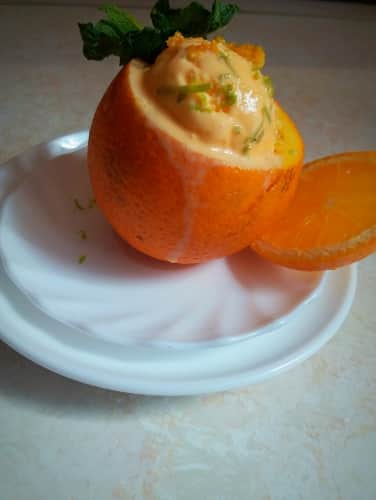 Homemade Orange Creamsicle Ice Cream - Plattershare - Recipes, food stories and food enthusiasts