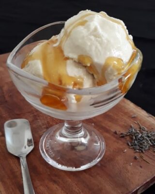 Sugar-Free Honey Lavender Ice Cream - Plattershare - Recipes, food stories and food lovers