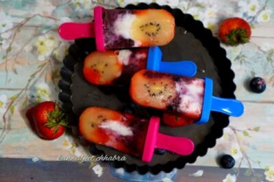 Dye And Tie Vitamin C Popsicle - Plattershare - Recipes, food stories and food enthusiasts
