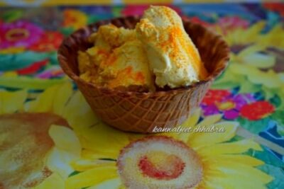 Golden Milk Ice Cream: A Creamy Turmeric & Ginger Treat - Plattershare - Recipes, food stories and food lovers Golden Milk Ice Cream: A Creamy Turmeric & Ginger Treat - Plattershare - Recipes, food stories and food lovers