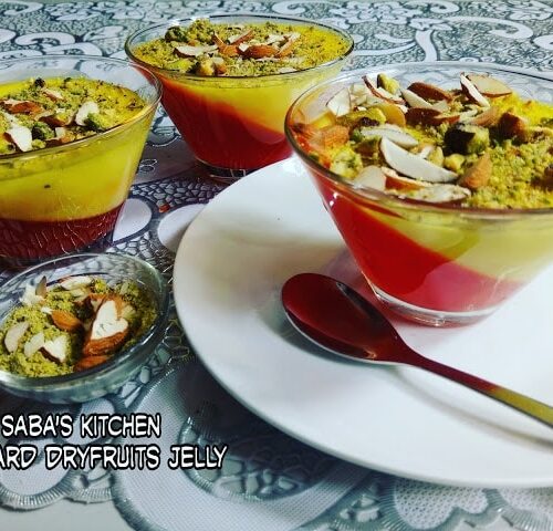 Custard Dryfruits Jelly - Plattershare - Recipes, Food Stories And Food Enthusiasts