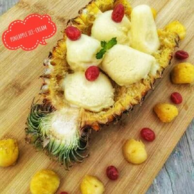 Pine Apple Ice-Cream - Plattershare - Recipes, food stories and food lovers