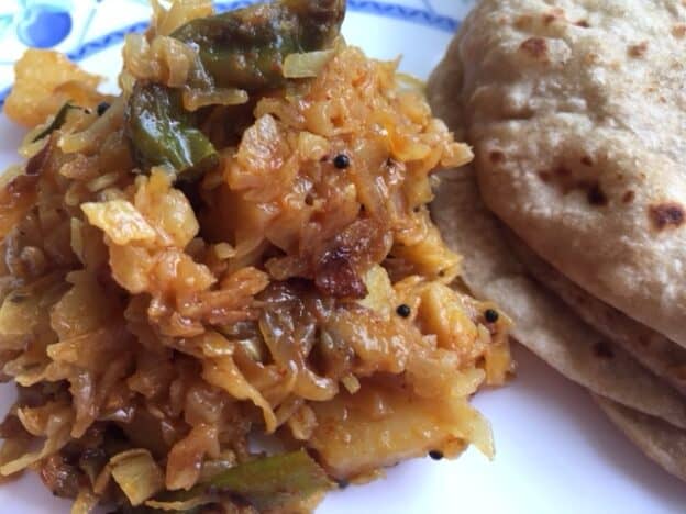 Cabbage Sabji Gujarati Style - Plattershare - Recipes, Food Stories And Food Enthusiasts