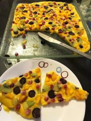 Healthy No-Bake Frozen Fruit Pizza - Plattershare - Recipes, food stories and food lovers Healthy No-Bake Frozen Fruit Pizza - Plattershare - Recipes, food stories and food lovers